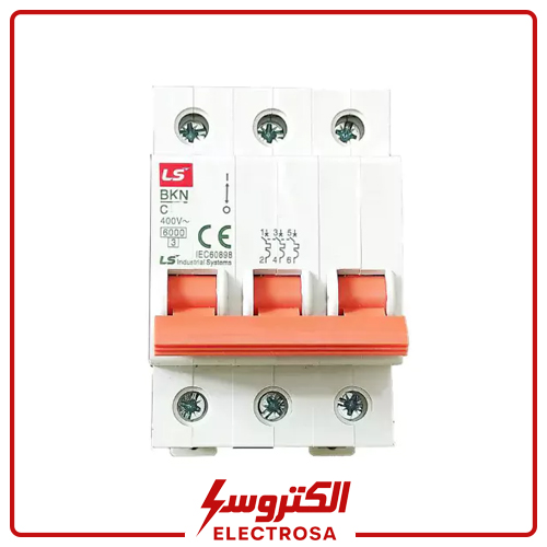 الکتروسا 6 کلید مینیاتوری سه پل 32آمپر LS